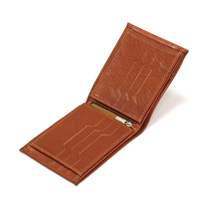 کیف پول جیبی مردانه چرم طبیعی آروین چرم کد AR-216